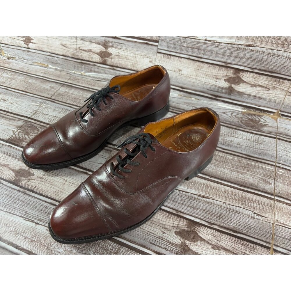 Church's Consul 173 oxford shoes size 8.5 D color Burgundy Made In England